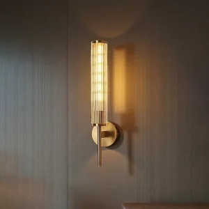 Luxury Modern Iron LED Wall Lamp for Bedroom Hallway and Living Room Dimmable Wall Light