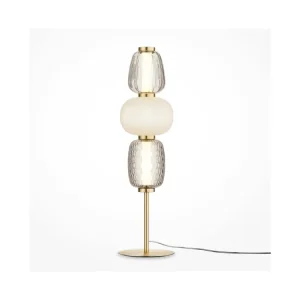 Luxury Table Lamp Brass Frosted Glass Ball LED Soft Light Bedroom Living Room Hotel Desk Lamp