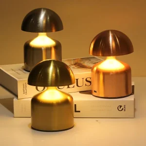 Luxury USB Rechargeable Dimmable LED Light Desk Table Lamp for Bedside Study Desk Hotel Table Lamp Metal Table Lamp