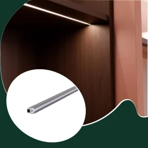 Luxury Wardrobe LED Lighting System with Ultra Slim Recessed Aluminum Profile OEM ODM Supply YB1018 24