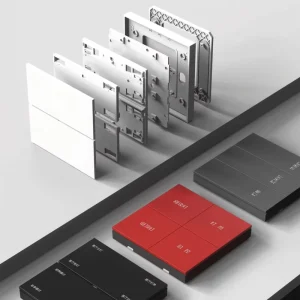 M9 Aluminum Smart Scene Switch Manufacturer Zigbee Wall Light Switch