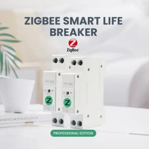 MCB Zigbee Smart Circuit Breaker with Metering, 1-63A, Wireless Remote Control