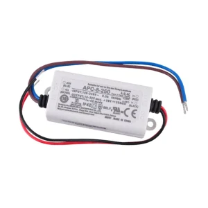 MEAN WELL APC 8 250 8W 250mA CC LED Driver Class 2 UL 90 264VAC 16 32VDC for LED Indoor Lighting