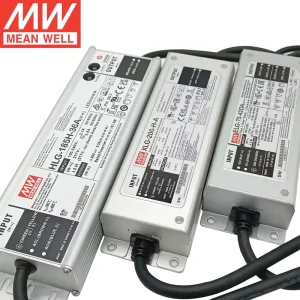 MEAN WELL HLG XLG ELG 20W to 600W 12V 24V 36V 48V 54V Meanwell LED Driver Dimmable Outdoor Waterproof IP65 IP67 LED Power Supply