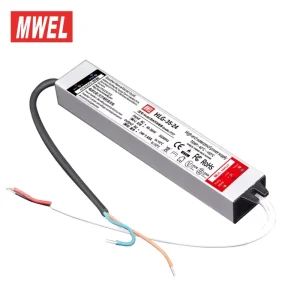 MWEL HLG 35 24 35W 24V 1.5A IP67 Waterproof LED Driver Switching Power Supply for Outdoor Lighting and Landscape System