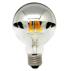 Made in China G80 G25 Shape Anti Glare Decorative Mirror LED Edison Light Bulbs Soft White 2700K