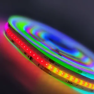 Magic White RGB RGBW Flow Water 12V 24V Smart LED Flexible COB Strip Lights