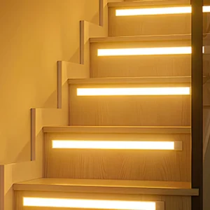 Magnetic LED Cabinet Night Light with Motion Sensor for Entrance Cloakroom Kitchen Bathroom Closet