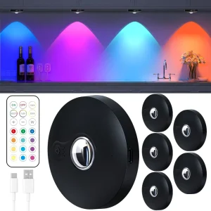 Magnetic Rechargeable Cat’s Eye Hill Picture Frame Night Light, PC, for Wine Cabinet Lighting