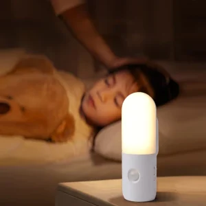 Magnetic USB Rechargeable Wireless LED Up-and-Down Wall Light with Motion Sensor for Under Cabinet