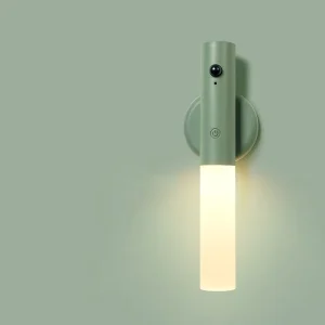 Magnetic Wireless Rechargeable Portable LED Night Light with Motion Sensor for Indoor Stairways, Bedrooms, Hallways