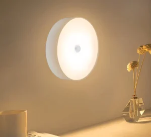 Magnetic Wireless USB Rechargeable LED Night Light with PIR Motion Sensor for Bedroom
