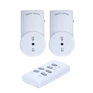 Manufacturer 220VAC 10A Indoor Remote Control Switch Socket with Controller France Type 3 1 Light Electrical Remote Switch
