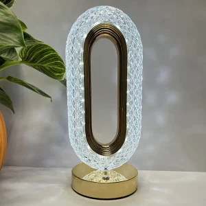 Manufacturer Contemporary Touch Control Desk Lights USB Charging Bedside Modern Crystal Table Lamp