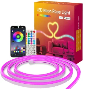 Manufacturer Waterproof Rgb Magic Color Neon Led Lights Flexible Soft Strip for Bedroom