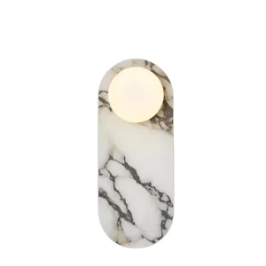 Marble Indoor Sconce Natural Stone Led Wall Light Morden Decorative Wall Luxury Wall Lamp