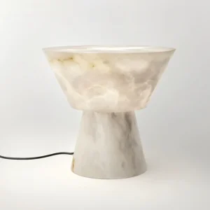 Marble Modern LED Table Lamp with Touch Control Eye Caring Light Dimmable for Bedroom Study Living Room Decorative Lighting