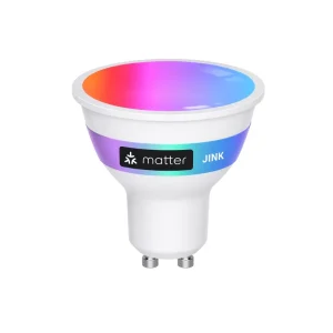 Matter Compatible RGB+CCT Smart LED Bulb JINK Bulb E14 E27 G10 Dimmable Tunable White App Control for Smart Home