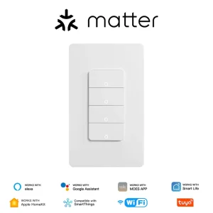 Matter Smart Switch Hot US New Smart Home Products Tuya Smart Switch Wifi Smart Life Voice&Remote Control Wall Switches