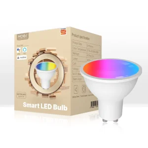 Matter WiFi Smart Bulb Dimmable LED Light 16 Million RGB Colors GU10 Candle Lamp Voice Control