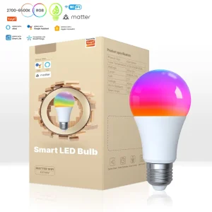 Matter WiFi Smart LED Bulb E27 9W 806lm with Timing Function