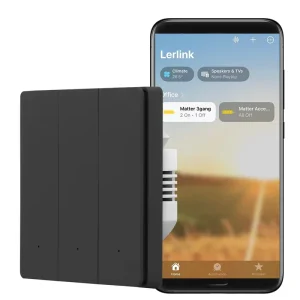 Matter over Thread No-Neutral Smart Switch with Remote Control