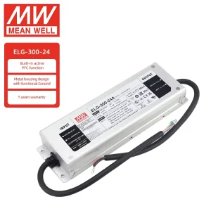 Meanwell ELG 300 24 300W IP67 24V LED Driver LED Lighting Power Supply