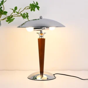 Medieval Modern Electroplated LED Table Lamp Retro Bedside Lamp Suitable for Bedroom Living Room Office Home Decor
