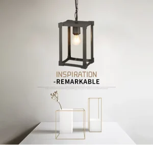 Metal Pendant Lamp Indoor Loft Ceiling Light Modern Industrial 3-Head LED Chandelier