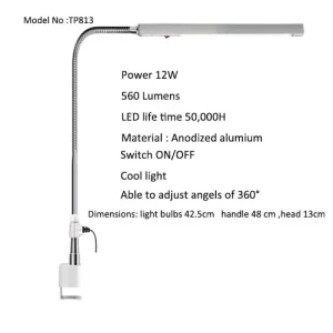 Metal Portable Luminaire Modern LED Table Lamp