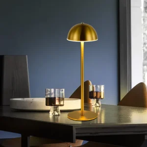 Metal Tall Table Lamp Simple and Creative Metal Night Light bedroom Decorative Night Light touch sensitive Bedside Table Lamp