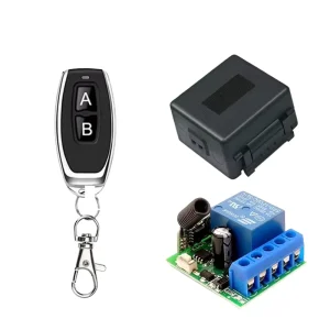 Mini 10A DC 12V 1-Channel Smart Self-Locking Relay Receiver Module Universal Wireless 433.92MHz RF Remote Control Switch