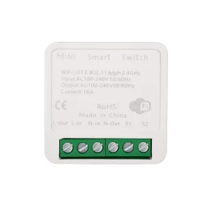 Mini 16A 240V Smart WiFi Switch Module Compatible Hidden Breaker with Timer and Voice Control