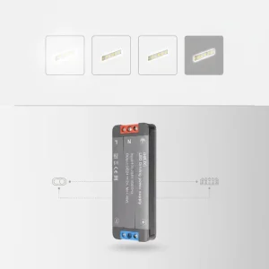 Mini Aluminum 24V Constant Voltage LED Power Supply High Efficiency Transformer for LED Strip and Flood Lights IP44 CE