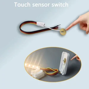 Mini Capacitive Touch Switch Through-Panel Sensor 5V 12V 24V 2.5A Water Level Detector 4mm Plastic or Glass Penetration