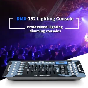 Mini DMX512 LED Stage Lighting Console with 8A 4-Channel Output 12V 220V Dimmers and Manual Switch