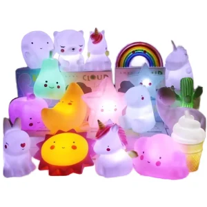 Mini LED Moon and Star Night Light, AAA Battery Powered for Children’s Bedroom
