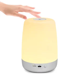 Mini RGB Touch-Control LED Night Light with Dimmable Breathing Light, Bedtime Timer