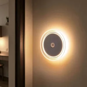 Mini Rechargeable LED Moon Night Lamp with Motion Sensor for Bedroom, Closet, Hallway