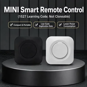 Mini Single Button RF Remote Control 433MHz Wireless Transmitter Low Power 1527 Code for Switch Receiver
