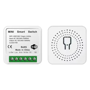 Mini Switch 1-4 Gang Smart Breaker Max 16A Smart Switch 2 Way Control Automation Module