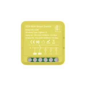 Mini Wireless Zigbee 3.0 Smart Wall Light Switch Relay, 1/2/3-Gang