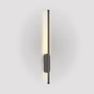 Minimalism Long Tube LED Wall Lights Living Room Background Bedroom Bedside Black LED Wall Lamp