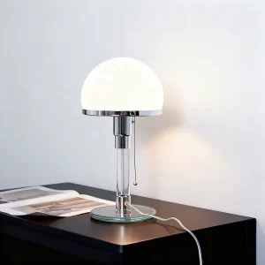 Minimalist Bauhaus Desk Lamp Danish Personality Antique Style Glass Living Room Desktop Bedroom Bedside Decoration Table Lamp