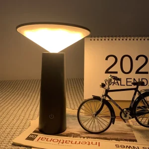 Minimalist Cylindrical Wireless Charging Table Lamp Swingable Touch Sensitive Table Lamp Bedroom Bedside Table Ambient Light