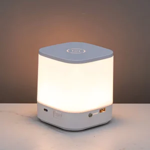Minimalist LED Square Night Light Touch Control Factory Custom Plastic Battery Powered