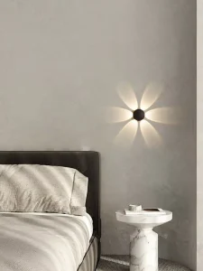Minimalist LED Wall Lamp Nordic Art Modern Design Dimmable Iron Frame for Living Room Staircase Hallway Corridor Bedroom Bedside