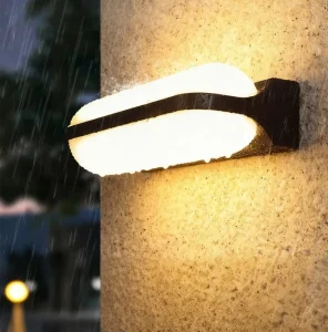 Minimalist Long Waterproof Wall Light IP65 Moisture Proof Outdoor Lamp for Villa Balcony Corridor Stairwell