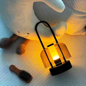 Minimalist Metal Wireless Portable Table Lamp Rechargeable Table Lamp Living Room Decorative Table Lamp LED Ambient Light
