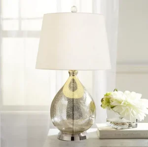 Minimalist Modern Office Home Desk Lights Glass Metal Bedside Design Table Lamp
